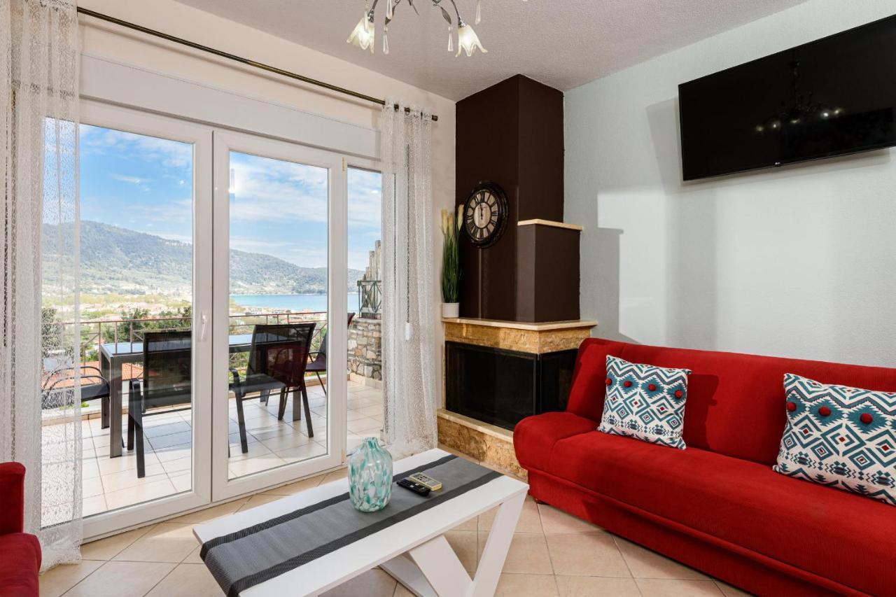 Villa Panorama สกาลา โปเตมิอัส ภายนอก รูปภาพ
